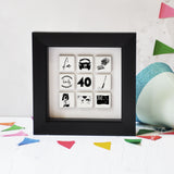 Personalised Birthday Tile Frame - Small
